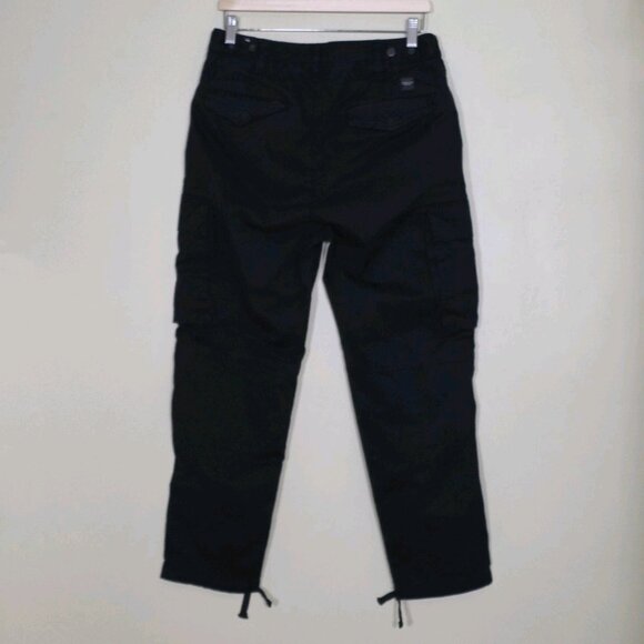 American Eagle Cargo Pants Mens 30x30/27 Black Flex Lived-In Utility Tech Casual - Picture 2 of 16
